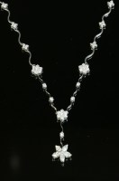 Lot 308 - A white gold