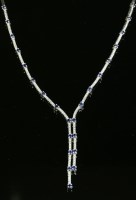 Lot 340 - A white gold