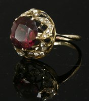 Lot 32 - A Victorian garnet
