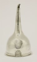 Lot 431 - A George III silver wine funnel