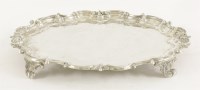 Lot 432 - An Edward VII silver salver