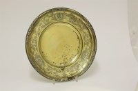 Lot 399 - A French silver gilt dessert dish