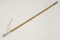 Lot 546 - An 18th century silver-topped marching cane