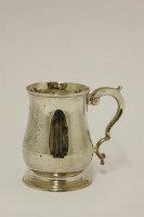 Lot 473 - A George III silver tankard
