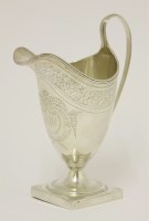 Lot 477 - A George III silver creamer