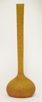 Lot 209 - A mottled orange glass vase