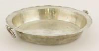 Lot 547 - A silver dish
