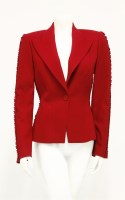 Lot 1275 - A Ralph Lauren black wool double-breasted jacket