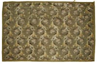 Lot 1202 - An early 19th century blue-grey silk panel
