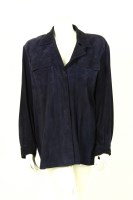 Lot 1309 - An Yves Saint Laurent red tweed wool double-breasted jacket