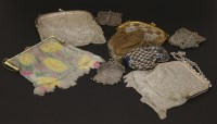Lot 1063 - Seven assorted chain mail evening handbags