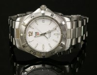 Lot 385 - A gentlemen's stainless steel Tag Heuer Aquaracer WAF1111 watch