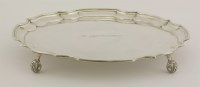 Lot 443 - An Elizabeth II silver presentation salver