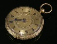 Lot 354 - An 18ct gold
