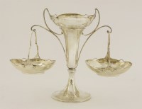 Lot 526 - An Edwardian silver epergne
