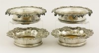 Lot 466 - Two pairs of Victorian coasters