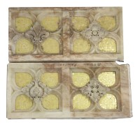 Lot 488 - Seven alabaster panels
