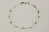 Lot 46 - A white gold bracelet