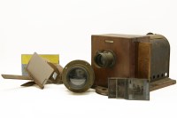 Lot 246 - A magic lantern by J Lancaster & Son