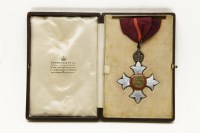 Lot 105 - A C.B.E. presented to Major Archiebald Ariel Mercer of the Dorset Regiment