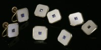 Lot 68A - An Art Deco gold cufflinks