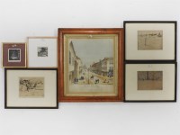 Lot 333 - Six prints to include