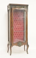 Lot 461 - An Empire style glazed display cabinet