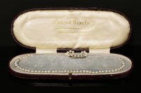 Lot 145 - A single row uniform pearl necklace