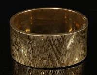 Lot 232 - An Austrian oval hinged bangle