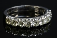 Lot 369 - An 18ct white gold