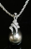 Lot 263 - A white gold
