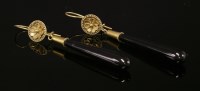 Lot 56 - A pair of gold