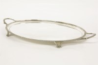 Lot 479 - A Victorian silver tray