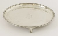 Lot 560 - A George V small silver salver