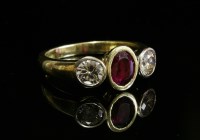 Lot 305 - An 18ct gold