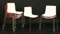 Lot 432 - A set of eight Arper Catifa 46 chairs