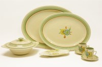 Lot 386 - A Clarice Cliff Honeyglaze pattern part service