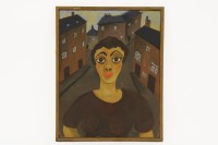 Lot 490 - C H T
A WOMAN IN A STREET
signed with initials and dated '37