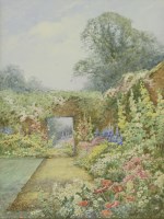 Lot 488 - Theresa Sylvester Stannard (1898-1947)
'BEDFORDSHIRE GARDEN'