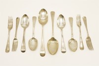 Lot 158 - A pair of early 20th century silver table spoons