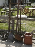 Lot 1083 - A 19th century cast iron boot scraper
