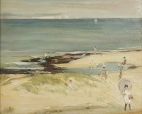 Lot 426 - Emily Court (1880-1957)
A HAMPSHIRE PLAYGROUND
Signed l.l. in pencil