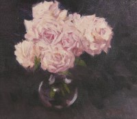 Lot 418 - George Devlin RSW (1937-2014)
'LATE SUMMER ROSES'
Signed l.r.