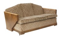 Lot 611. - An Art Deco walnut suite