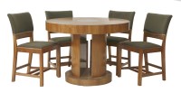 Lot 612 - A set of four walnut dining chairs