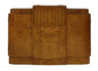 Lot 616 - An Art Deco walnut sideboard