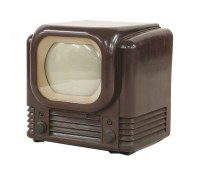 Lot 527 - A Bush Bakelite TV22 television receiver