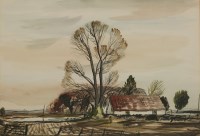 Lot 366 - Rowland Suddaby (1912-1972)
WHITE BARN CORNARD
Signed and dated '52 l.r.