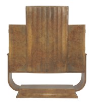 Lot 534 - An Art Deco burr walnut cocktail cabinet