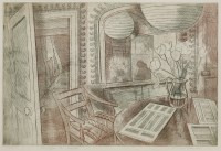 Lot 233 - Richard Bawden (b.1936)
'THROUGH THE MIRROR'
Etching and aquatint